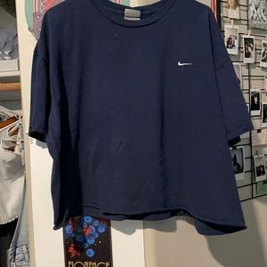 Adorable Cropped Oversized Nike Tee